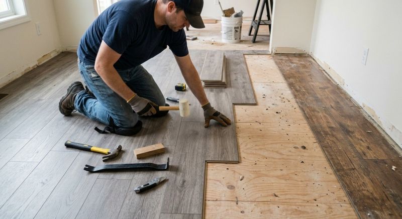 Plank Laminate Installation in Roseville, CA