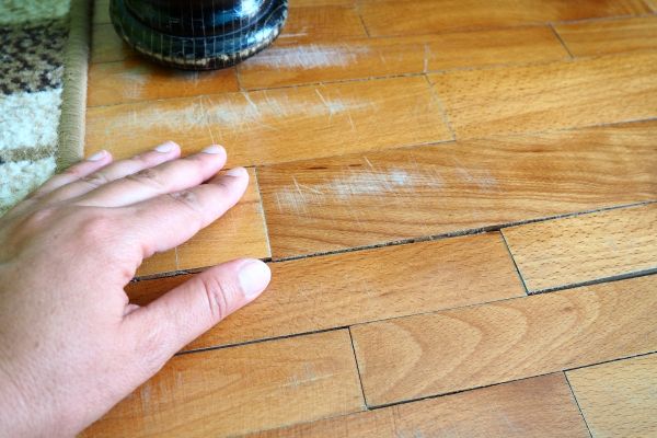 Wood Floor Scratch Renovation