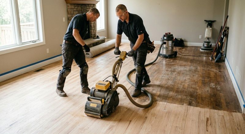 Hickory Floor Refinishing in Kansas City, KS