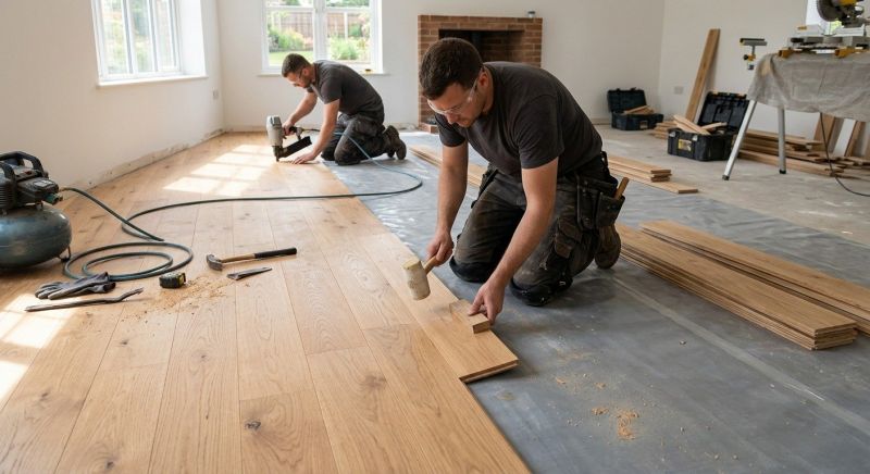 Oak Floor Installation in Fort Worth, TX