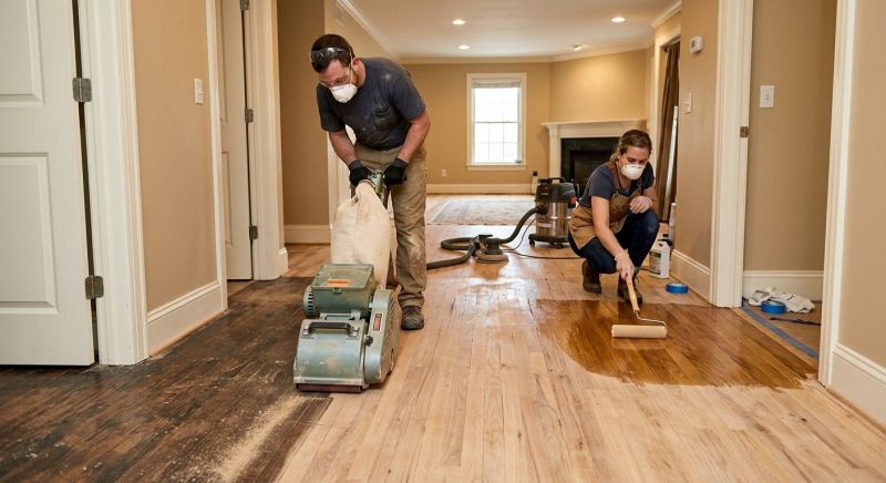 Oak Floor Refinishing in Olathe, KS
