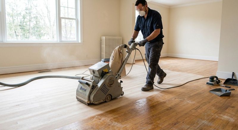 Pine Floor Refinishing in Kansas City, KS