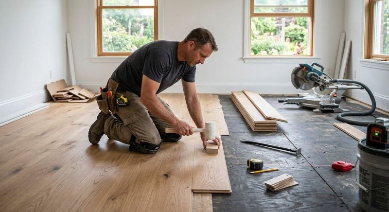 Plank Floor Installation in Manassas, VA